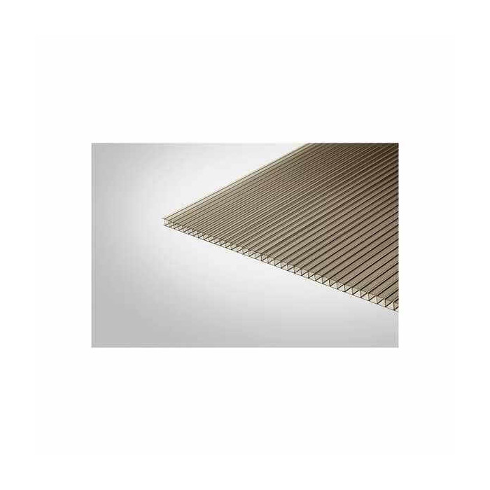 Сотовый поликарбонат 16 мм КОЛИБРИ бронза 2100х12000 мм