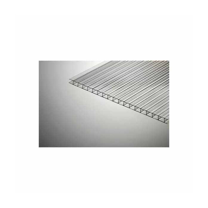 Сотовый поликарбонат 20 мм КОЛИБРИ прозрачный 2100х12000 мм